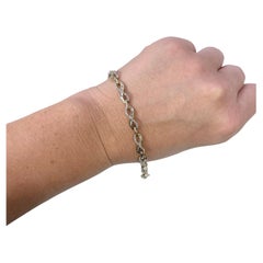Diamant-Tennisarmband Unendlichkeitsdesign-Armband 14kt Weißgold 0,75 Karat