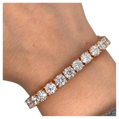 Bracciale Tennis con diamanti creati in laboratorio da 21,17 carati
