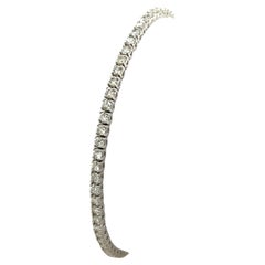 Diamond Tennis Bracelet Set With 4.0ct Natural Diamonds in 18ct White Gold