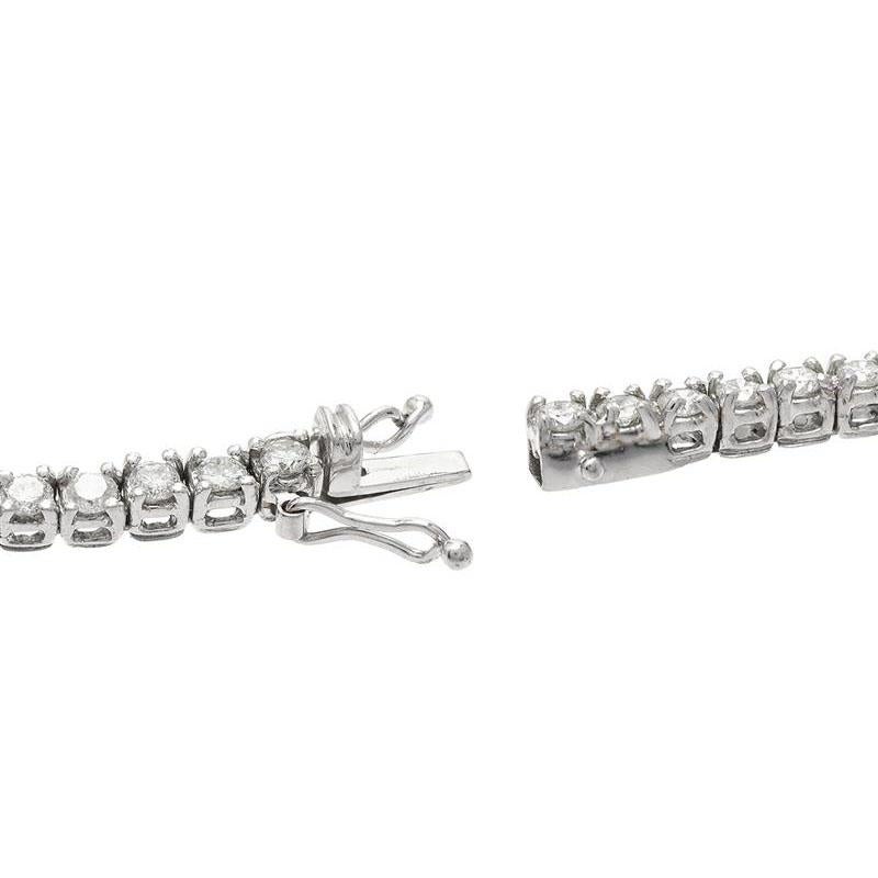Diamant-Tennis-Halskette, 1970er-Jahre im Zustand „Hervorragend“ im Angebot in Idar-Oberstein, DE