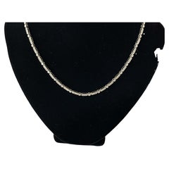 Diamond Tennis Necklace 2.30 Ct in 18K White Gold