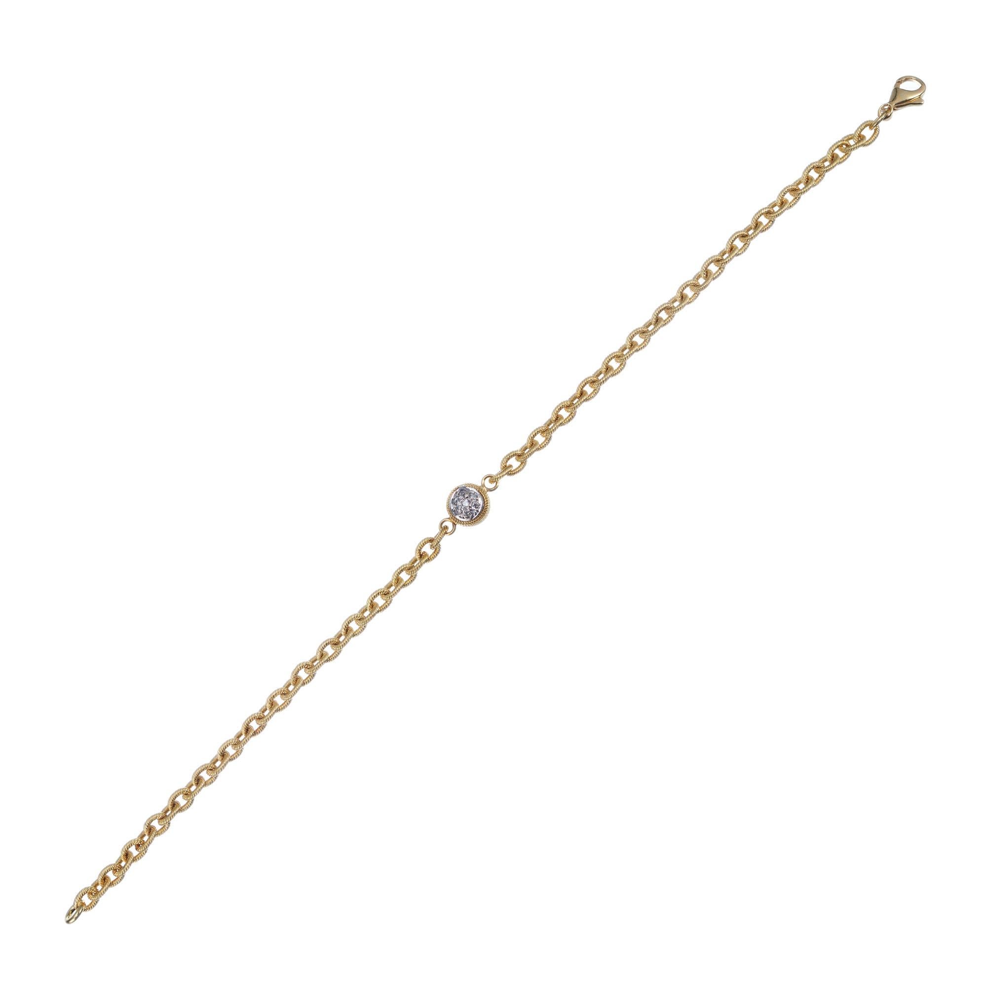 gold chain bracelet with diamonds