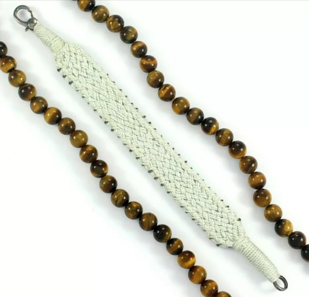 Diamond Thread Bracelet 925 Silver Macrame Bracelet Birthday Gift For Women. In New Condition For Sale In Chicago, IL