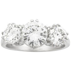Vintage Diamond Three Stone Ring