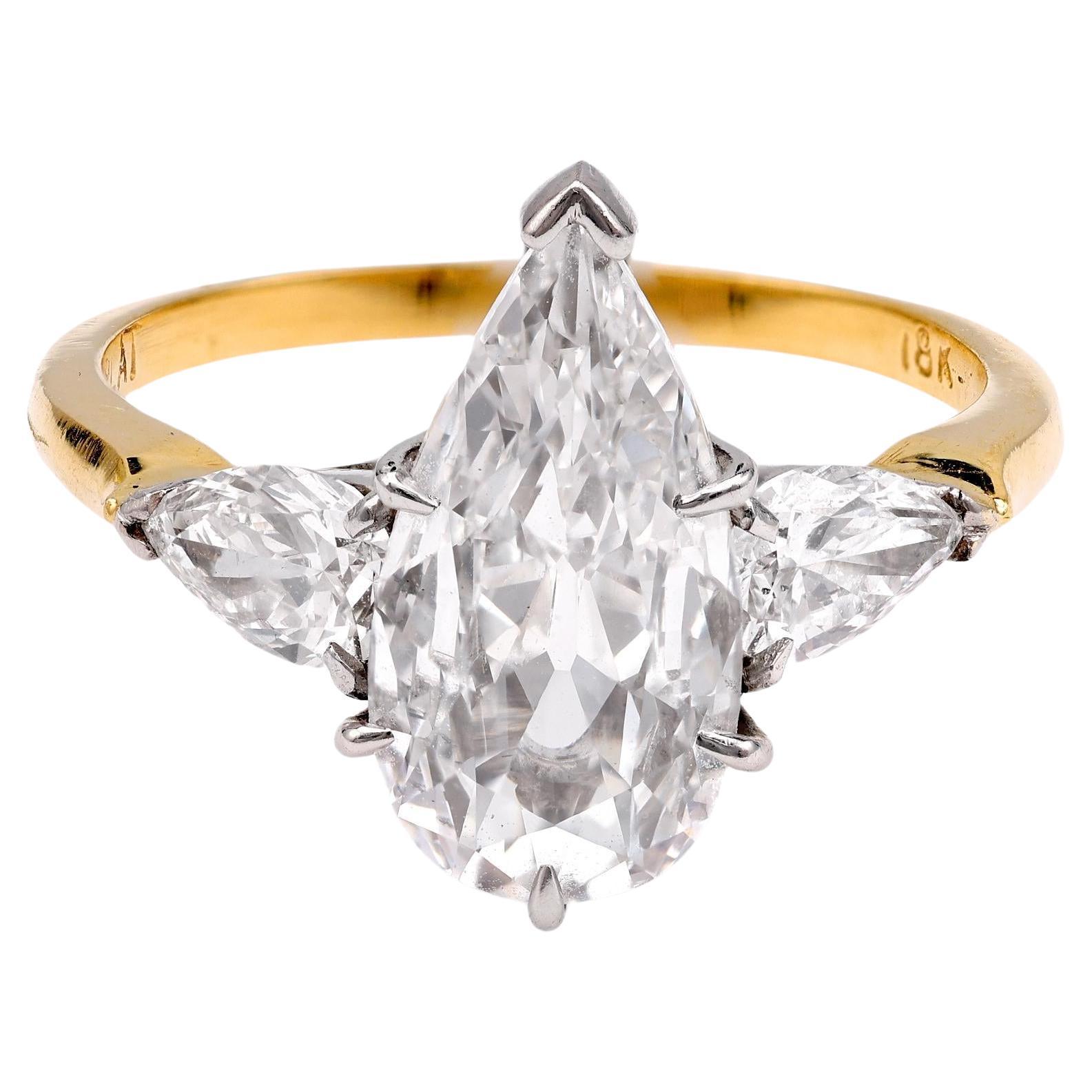 Diamond Three-Stone Ring