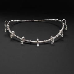 Tiara di diamanti / Collana a girocollo Art Deco Tesoro 8 Carati Sposa, Formale