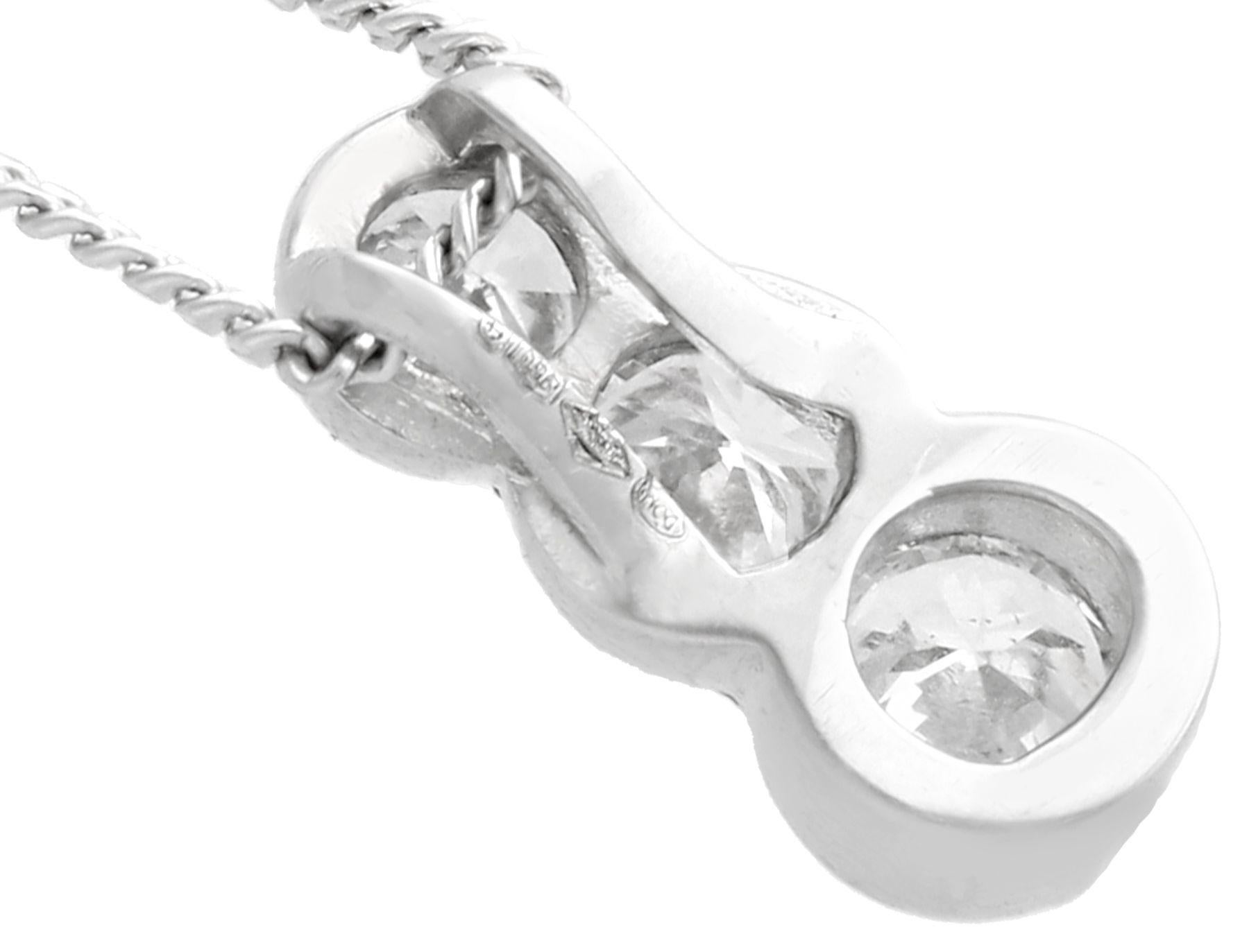 contemporary diamond pendants
