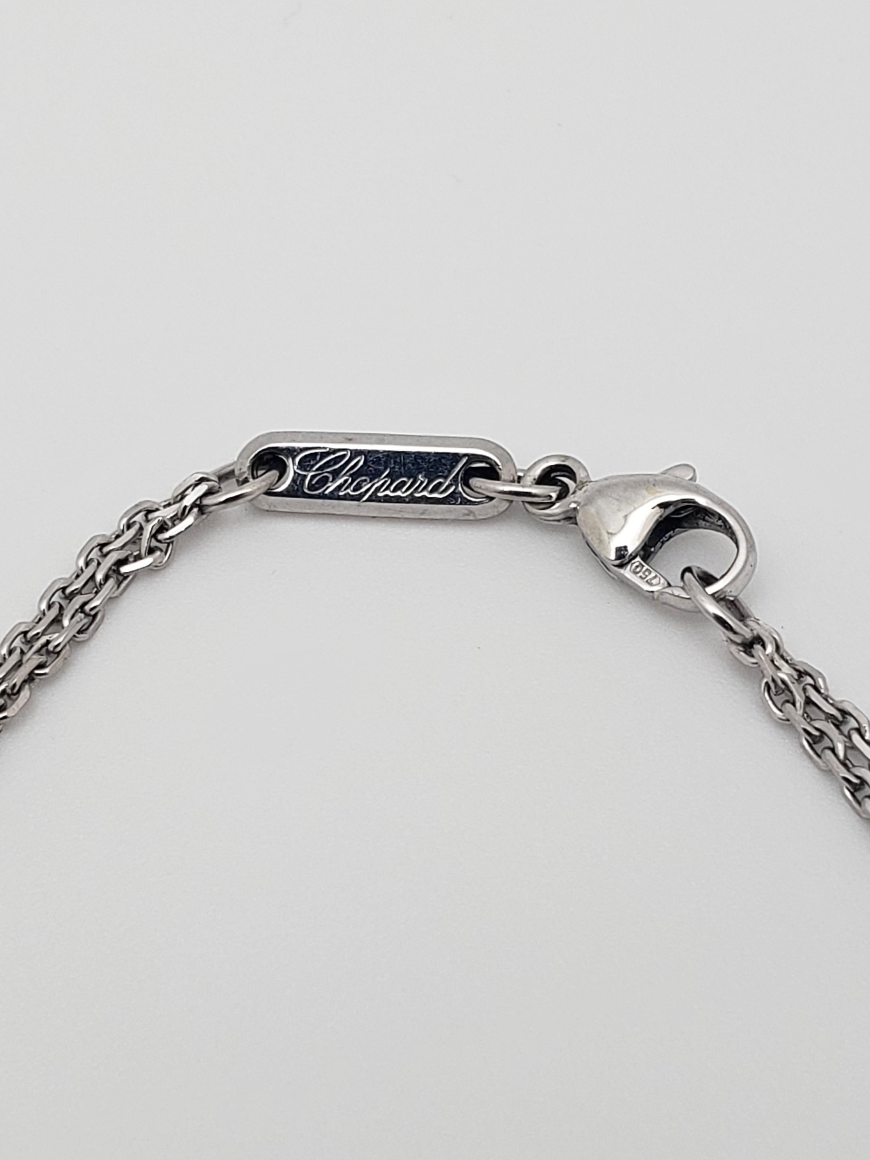 chopard letter necklace