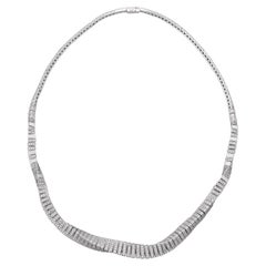 Diamond Twist Necklace, 8.95 carats