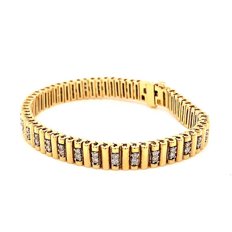 yellow gold unisex bracelets