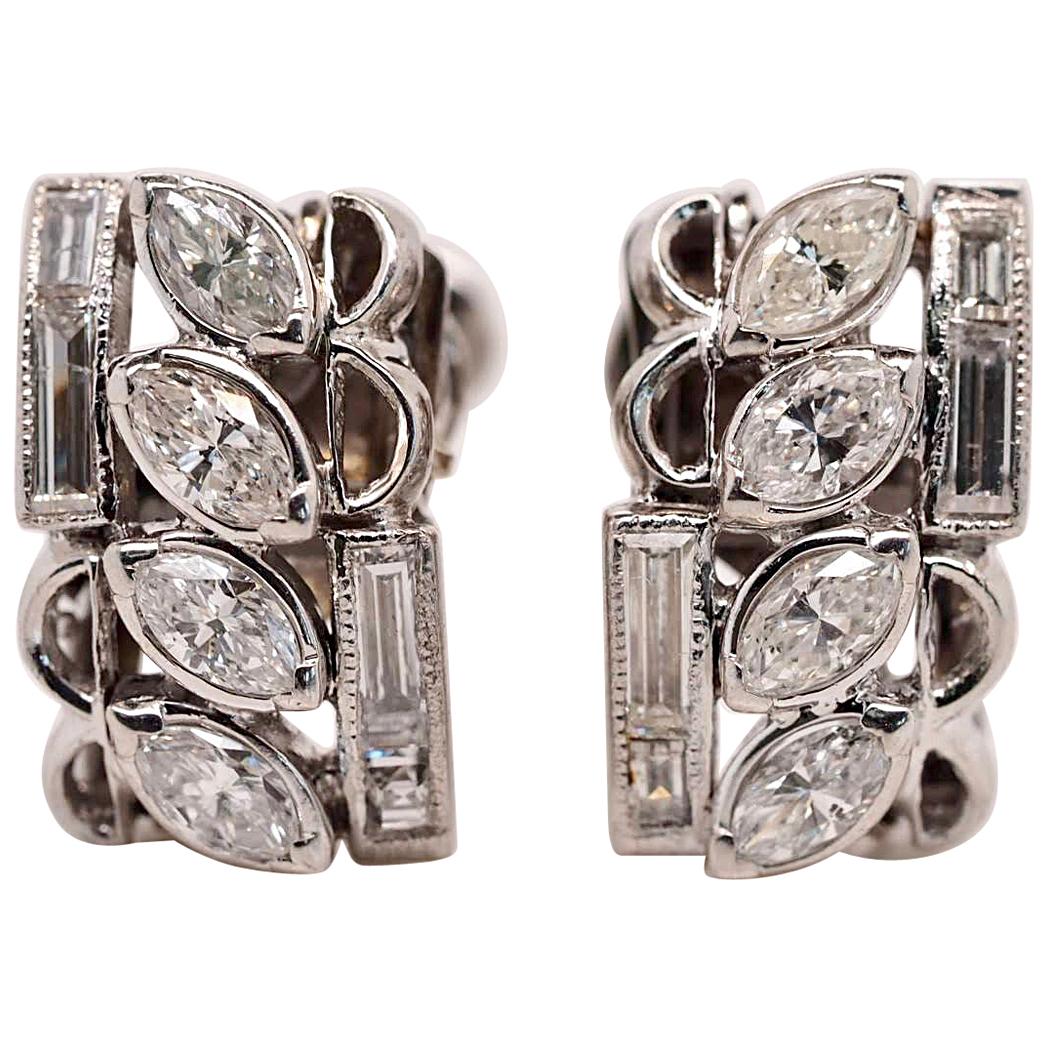 Diamond Vintage Earrings
