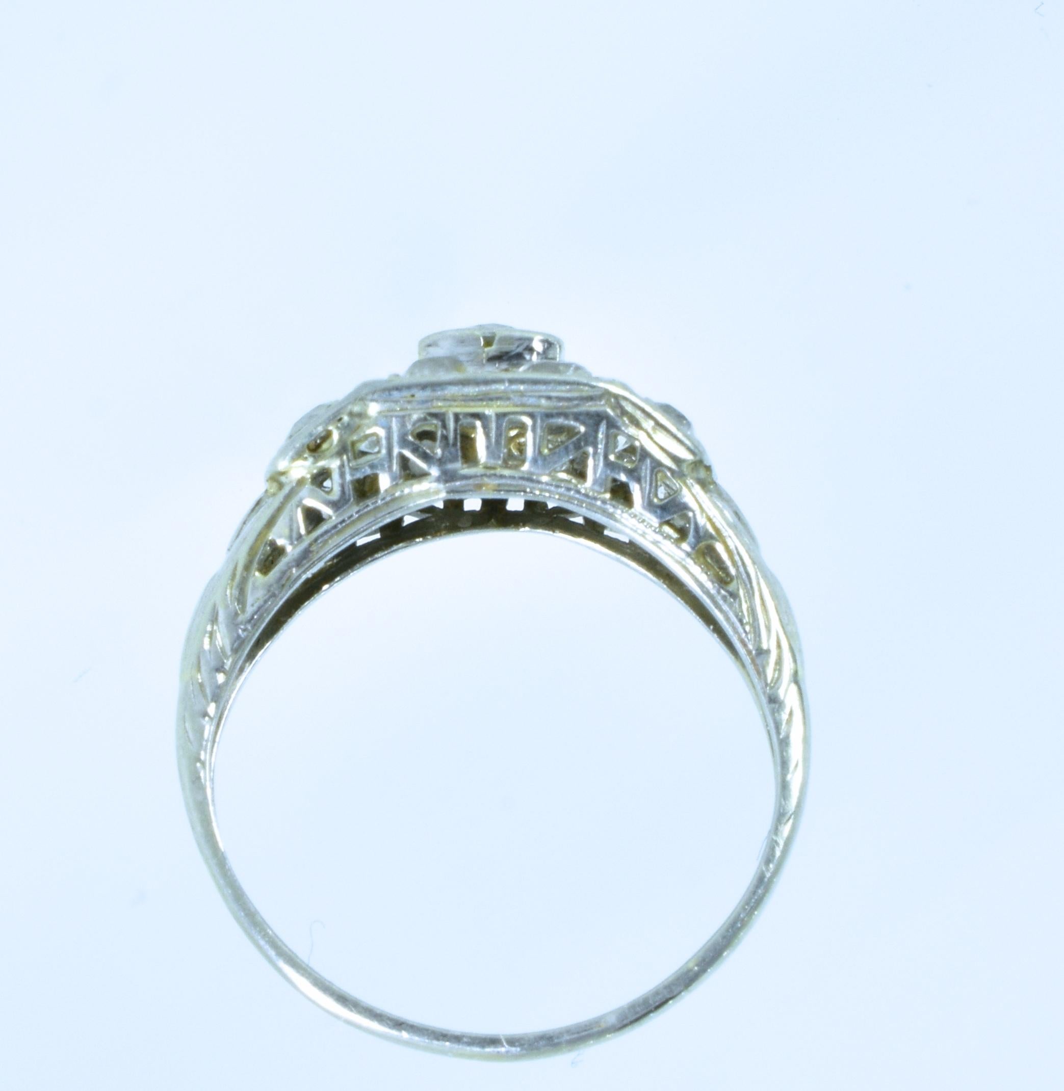 Diamond Vintage Ring, circa 1938 1