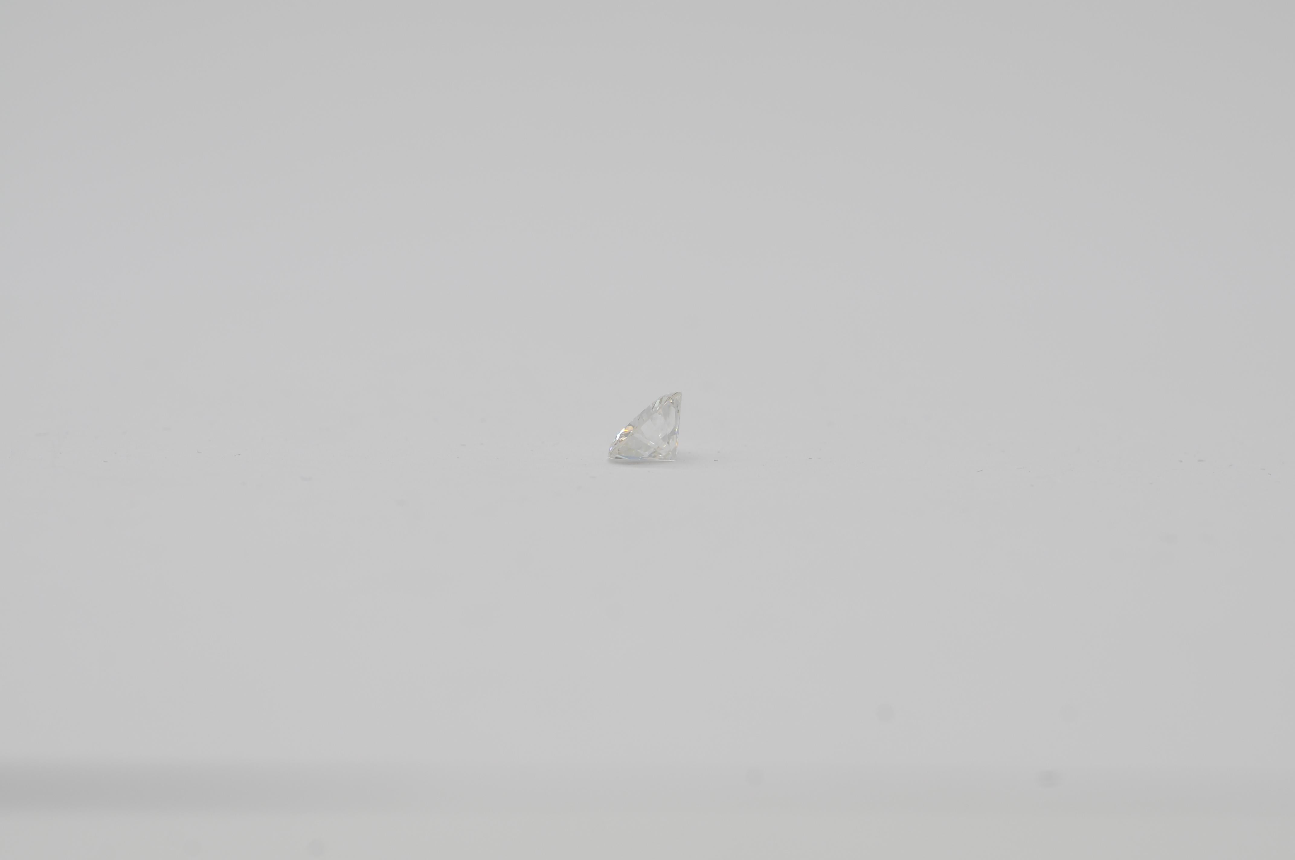 Diamant VVS2 Farbe:E Brillantschliff 0,57 Karat Diamant (Ästhetizismus) im Angebot