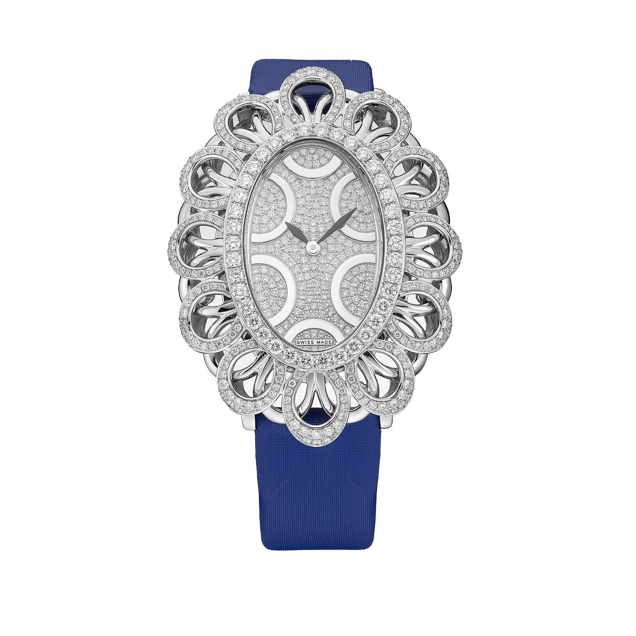Contemporary Diamond Watch For Sale