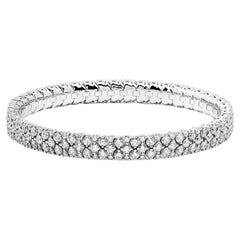 Diamond Wave Stretchy Tennis Bracelet