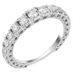 Diamant Hochzeit 1,12ct Band Ring