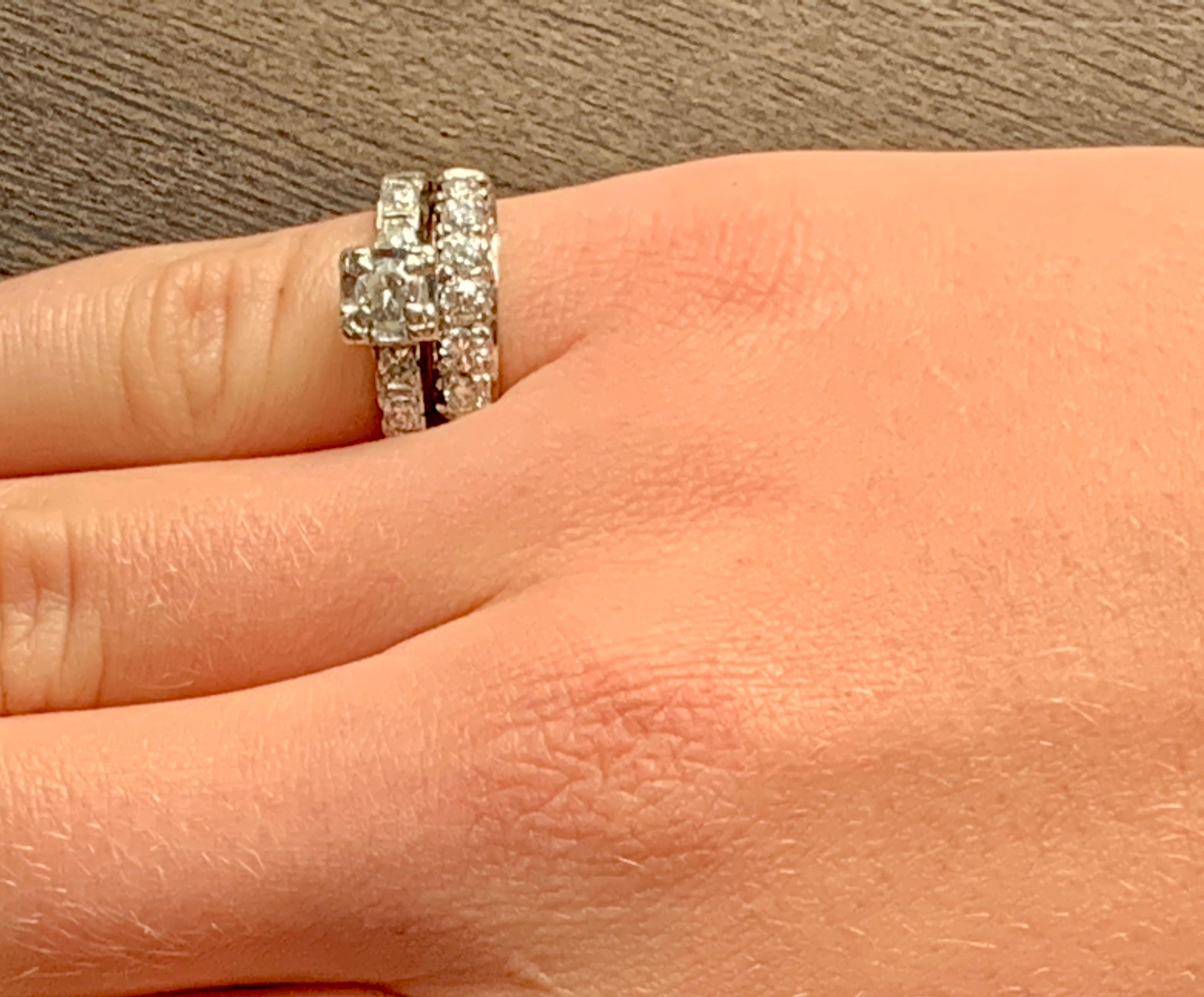 Diamond Wedding and Engagement 14 Karat Yellow Gold Bridal Set 3