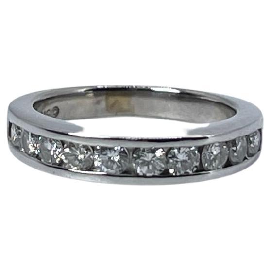 Diamond wedding band 14KT 0.80ct marriage diamond ring natural diamonds For Sale