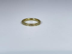 Diamond Wedding Band 14kt Yellow Gold Classic Diamond Ring Marriage Ring