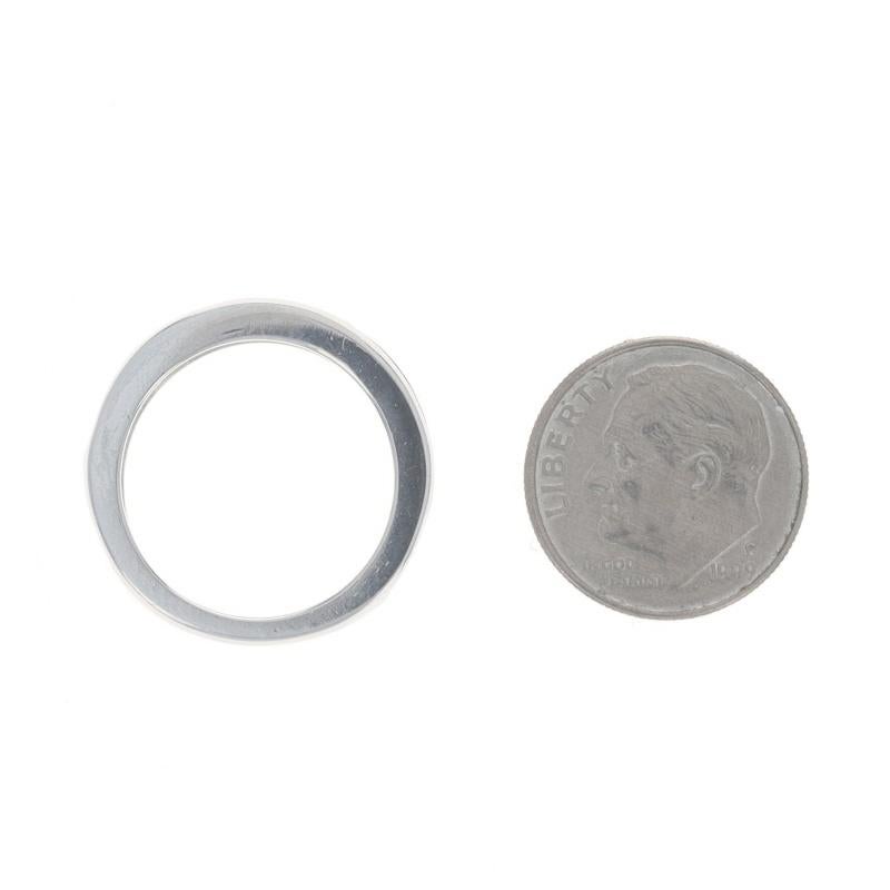 Alliance diamant - 950 Round Brilliante 2.00ctw Channel Set Ring SZ 6 1/2 en vente 1