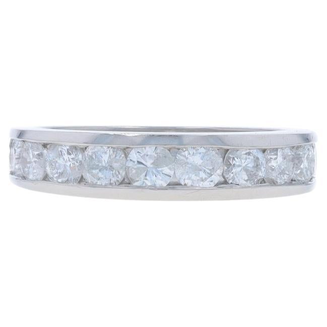 Alliance diamant - 950 Round Brilliante 2.00ctw Channel Set Ring SZ 6 1/2 en vente