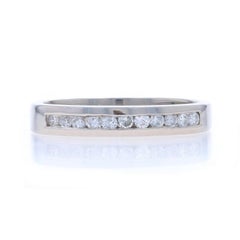 Diamond Wedding Band - 950 Round Brilliant .22ctw Channel Set Ring
