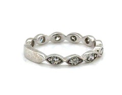 Diamond Wedding Band Anniversary Ring .25ct Mined 14K White Gold Brand New