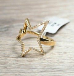 Diamond Wedding Band Curved 14k Gold Women Band Diamond Ring