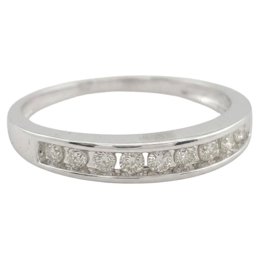 Diamond Wedding Band in 14k White Gold