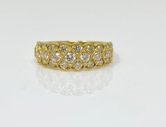 Diamond Wedding Band in 18 Karat Yellow Gold
