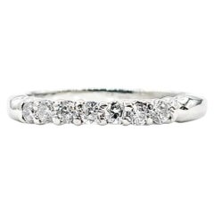 Diamant-Trauring aus Platin