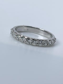 Diamond Wedding Band Platinum Diamond Ring Marraige Ring 0.58ct