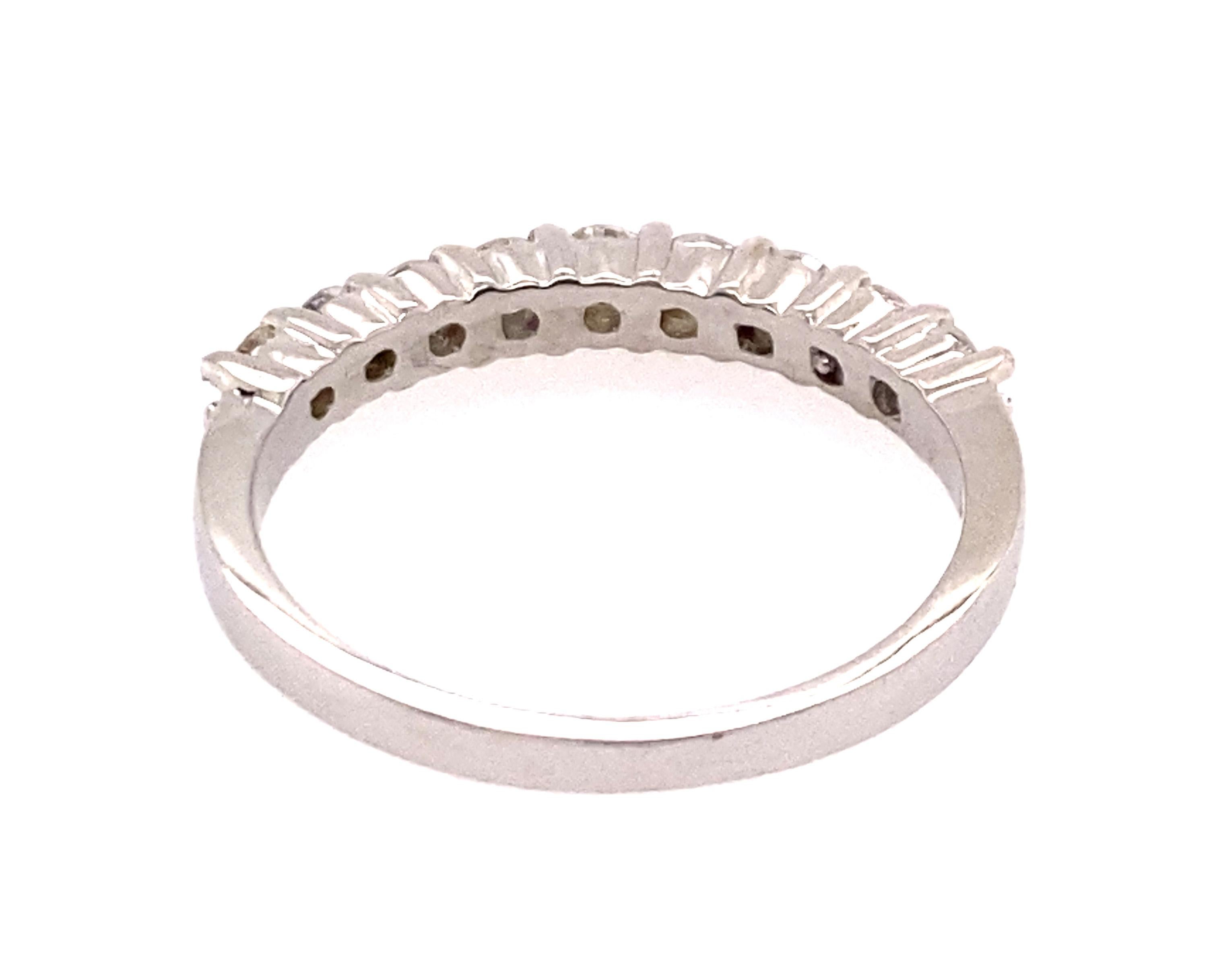 Diamant-Ehering Anniversary-Ring 0,60ct G-H/VS-SI 14K für Stapeln Damen im Angebot