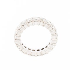 HRD Certified Rare Flanders-Cut Diamonds Eternity Band Ring White Gold