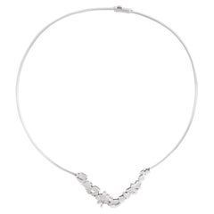 Diamond White Gold 18K Necklace