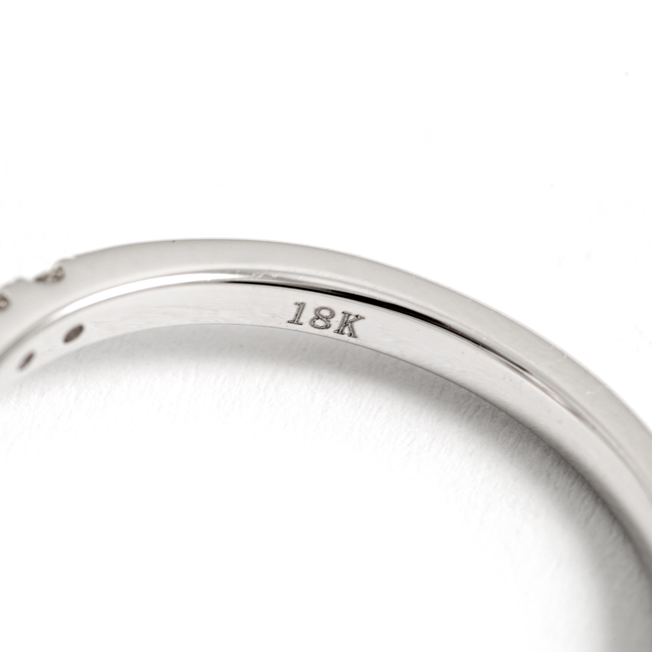 Diamond White Gold 18K Ring For Sale 1