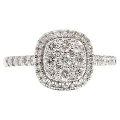 Diamant Weißgold 18K Ring