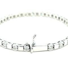 Diamond White Gold Bracelet