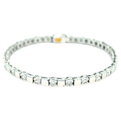 Diamond White Gold Bracelet