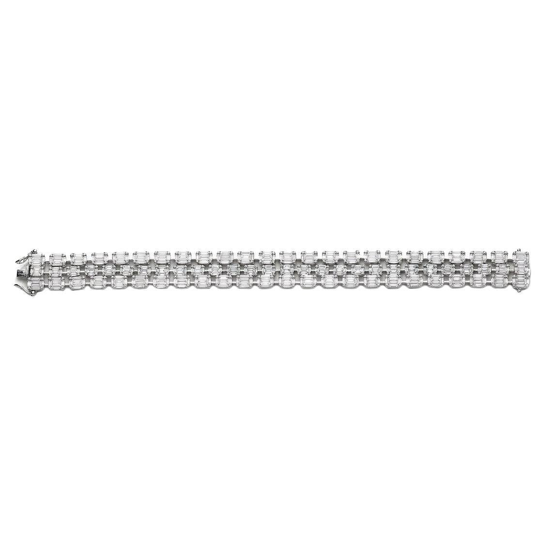 Diamond White Gold Bracelet