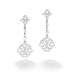 Diamond White Gold Earrings