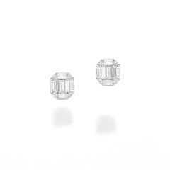 Diamond White Gold Earrings