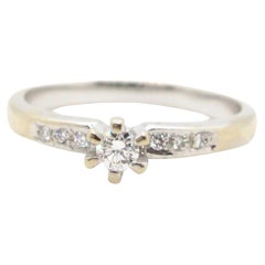 Used Diamond White Gold Engagement Ring