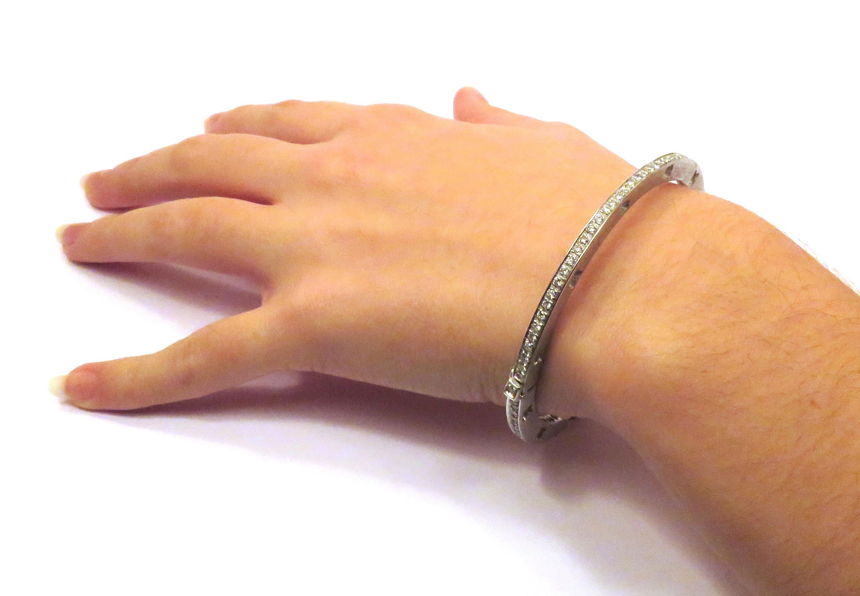 diamond handcuff bracelet