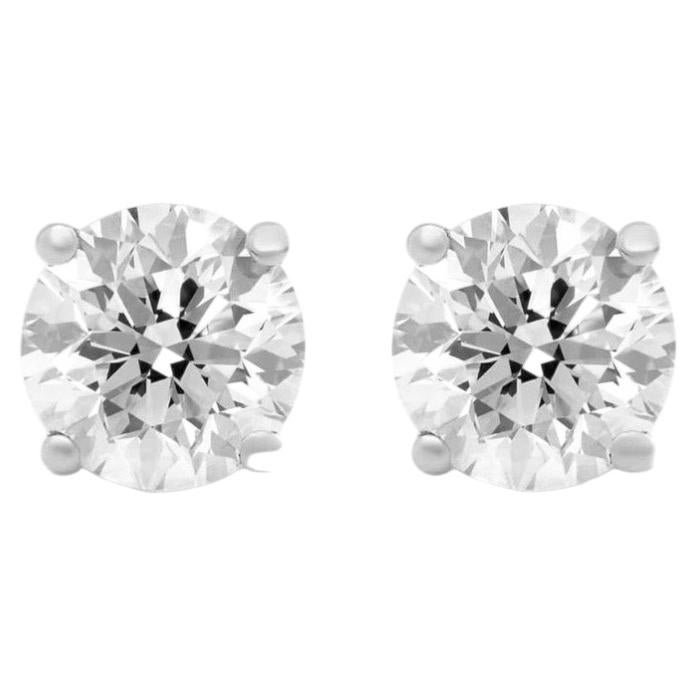 Orecchini con diamanti - Orecchini di lusso con diamanti - Orecchini minimalisti in vendita