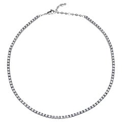 Diamond White Gold Tennis Necklace