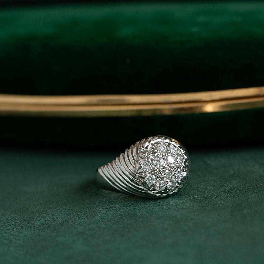Diamond Whitegold Mens Ring For Sale 1