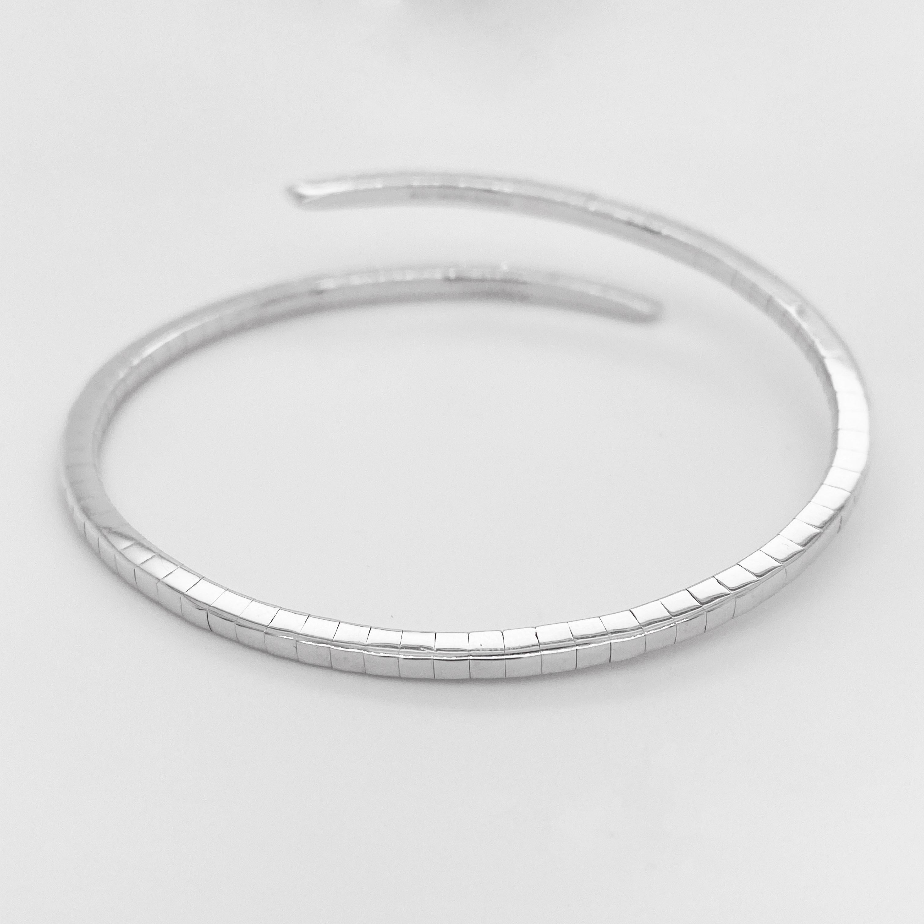 Taille ronde Bracelet enveloppant en or 14 carats avec diamants, Gabriel & Co. BG4227-65W45JJ en vente