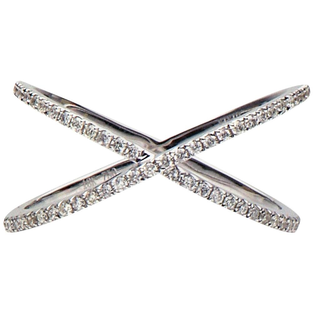 Diamant "X" Ring