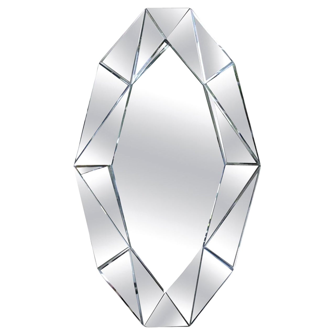 Diamant XL Spiegel Silber